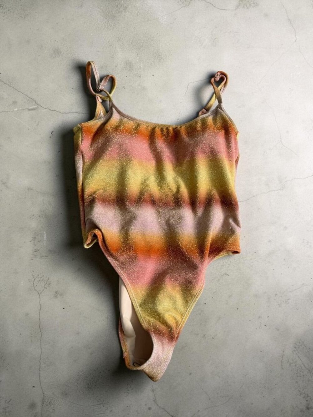 COTTON ON Sunset Metallic Swimsuit Bathing Suit Sz XL NEW NWT